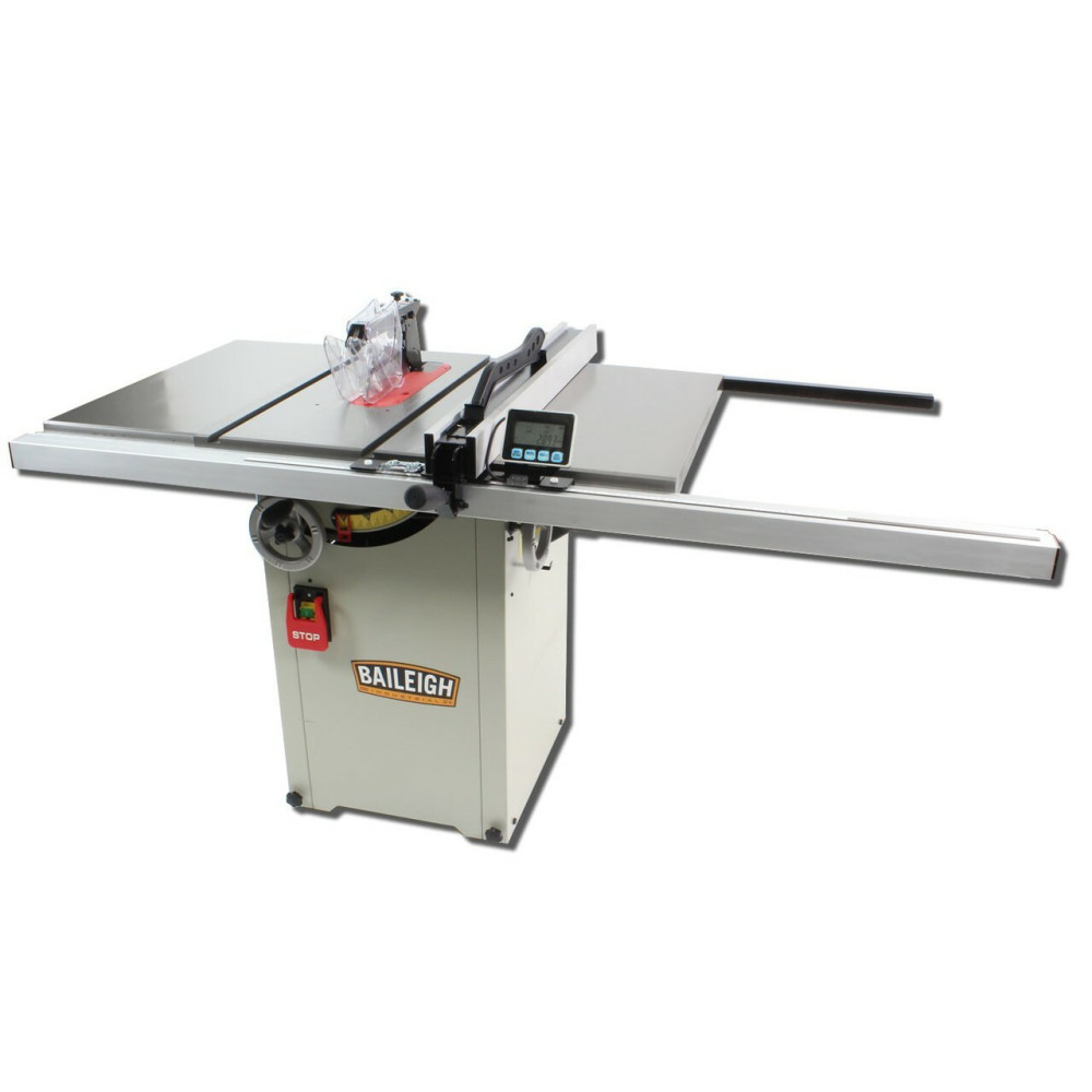 Baileigh TS-1044H Hybrid Table Saw 110V 1 Phase 1.75HP 10 - Intensery