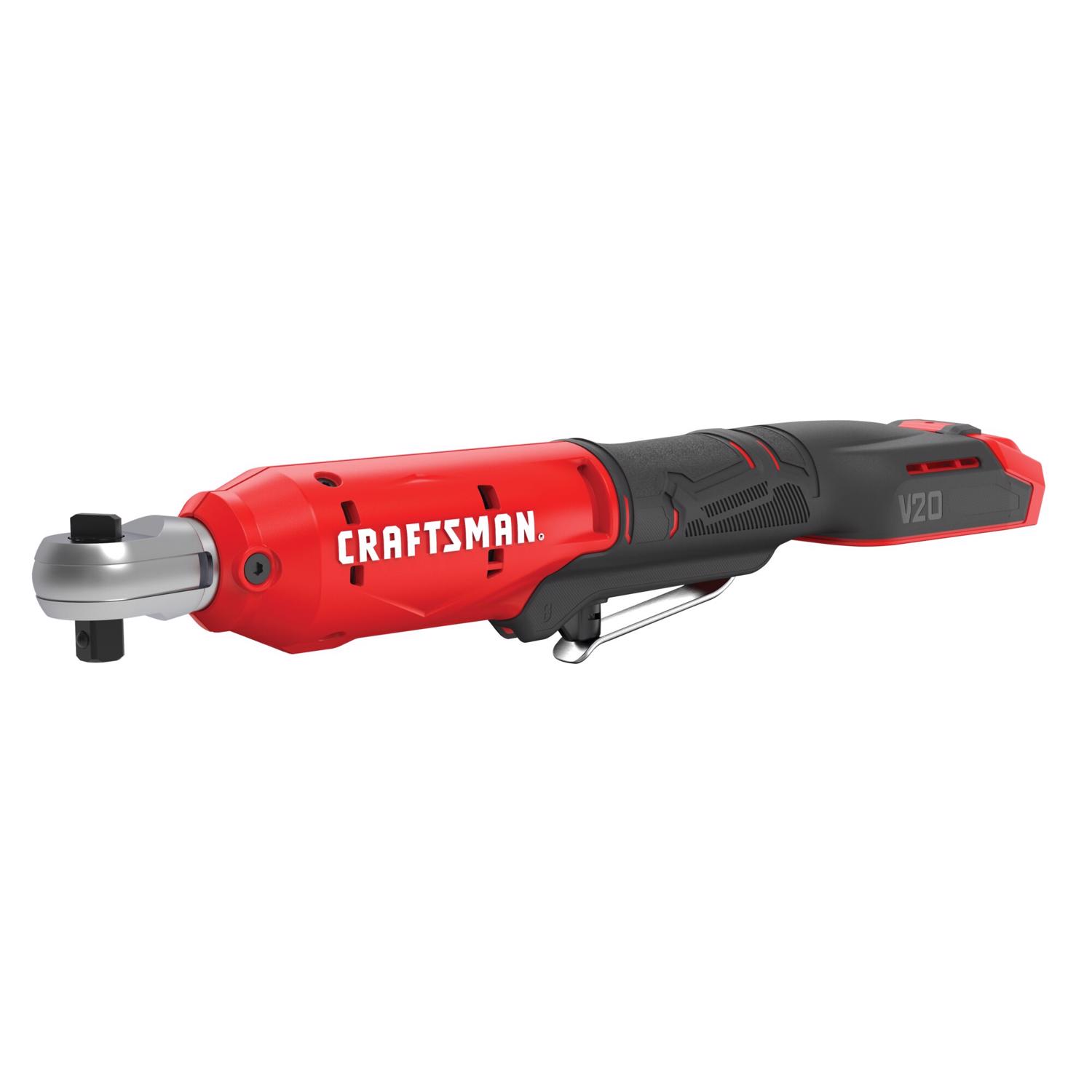 Craftsman V20 20 V 3/8 in. Brushed Cordless Ratchet Tool Only - Intensery