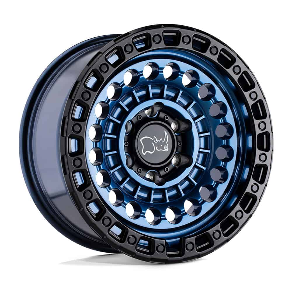 Black Rhino Wheels BRSTN 20X9.5 8X180 CBLT-BLU-BLKLP 12MM - Intensery