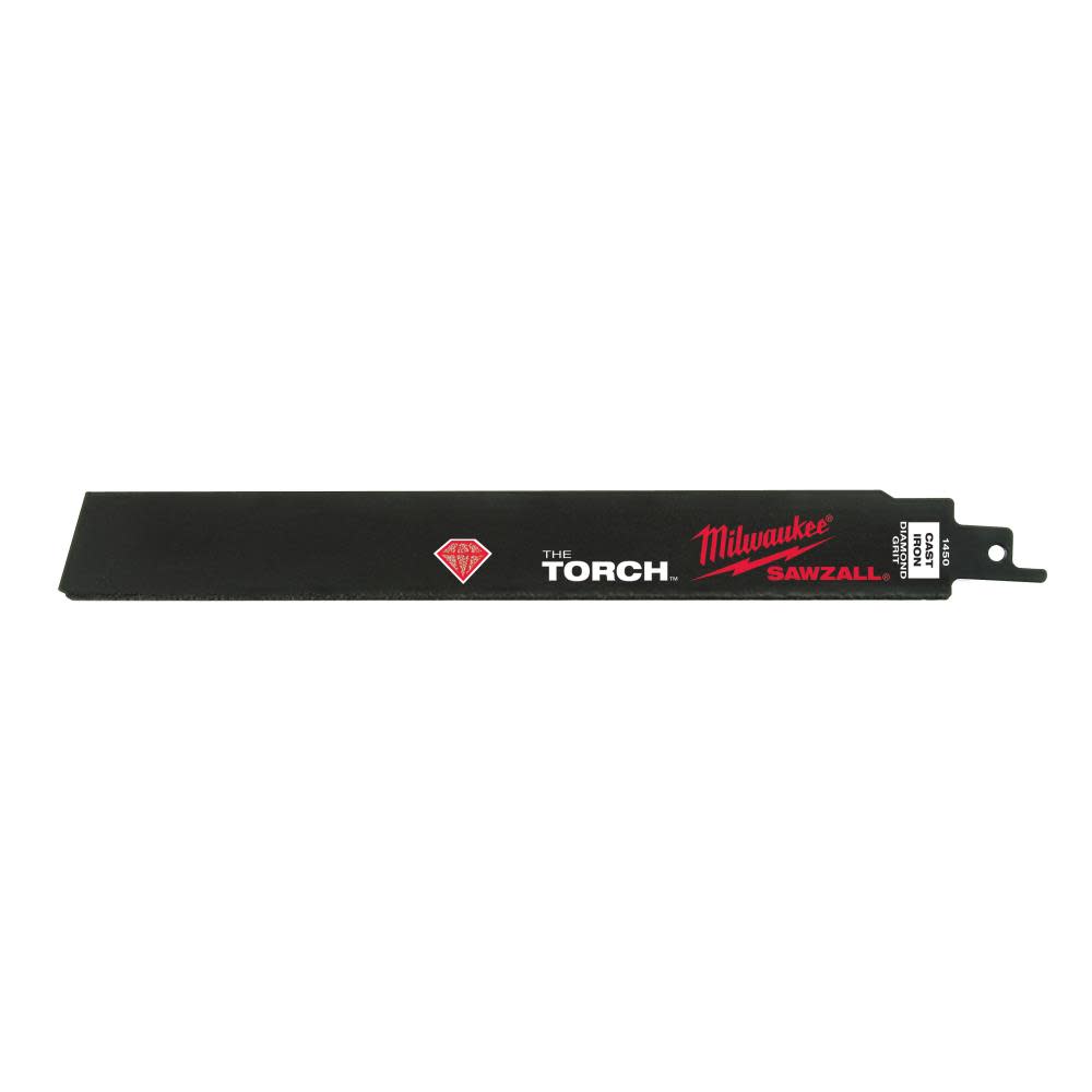 Milwaukee 9 in. Diamond Grit the Torch SAWZALL Blade 48-00-1450 from Milwaukee - Intensery