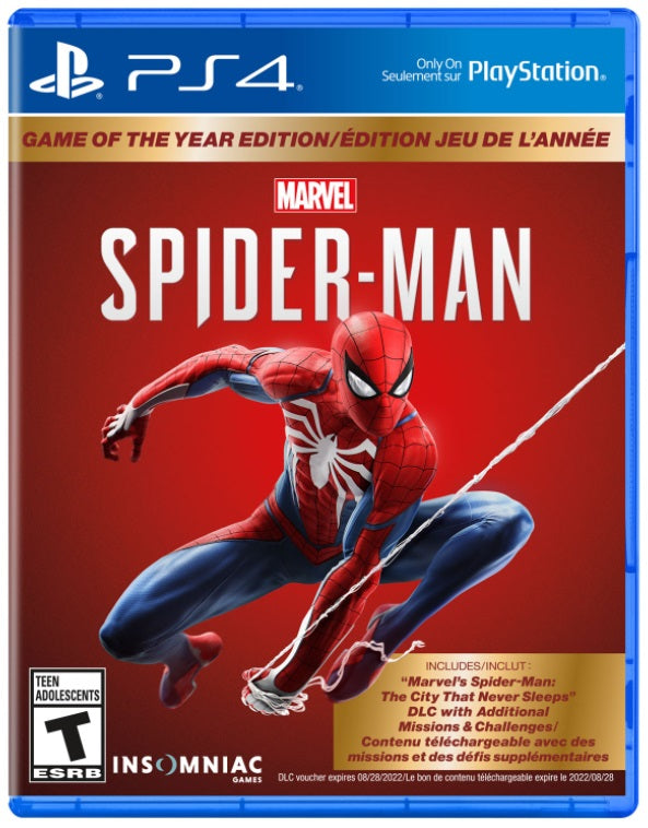 Spider-Man Game of the Year Edition (PS4) - Previously Played - Intensery