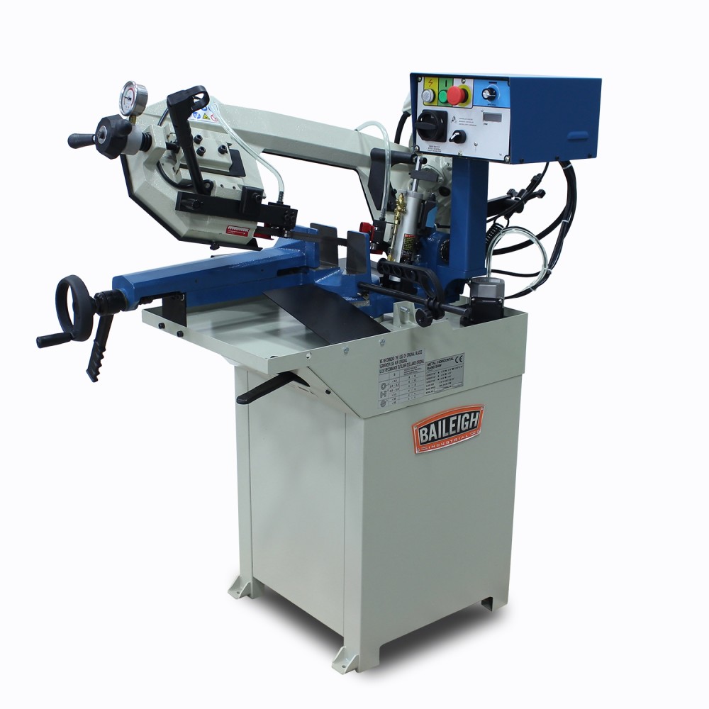 Baileigh BS-210M Horizontal Band Saw Hydraulic and Manual 110V - Intensery