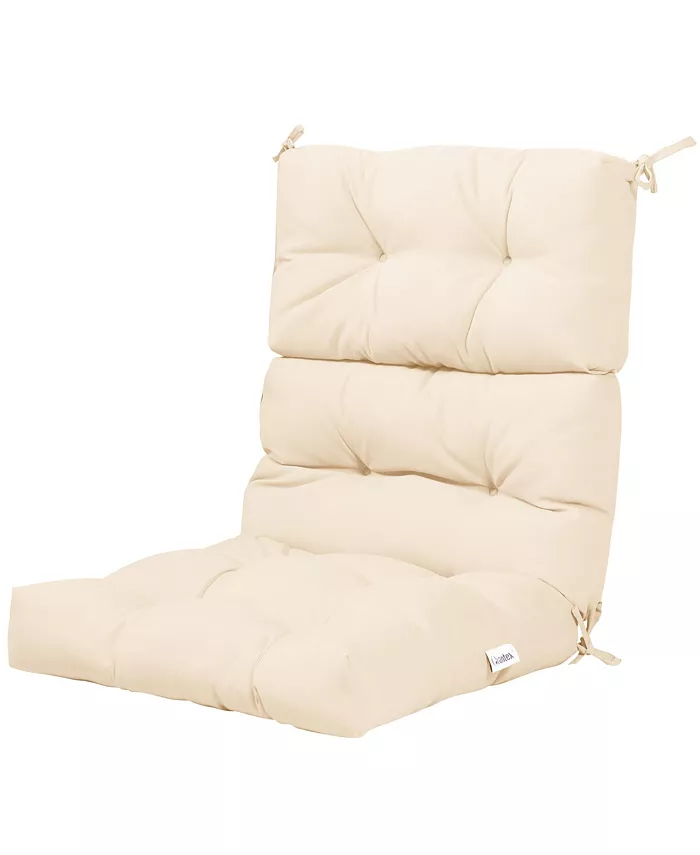 Costway Indoor Outdoor Back Chair Cushion Tufted Pillow Patio Seating Pad - Intensery