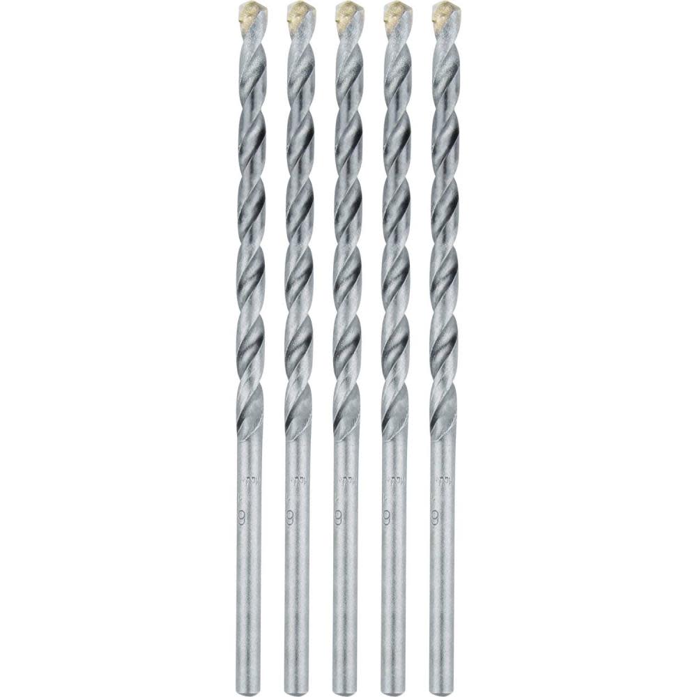 Makita Masonry Hammer Drill Bits 1/4 x 6 Carbide Tipped Percussion 5pk - Intensery