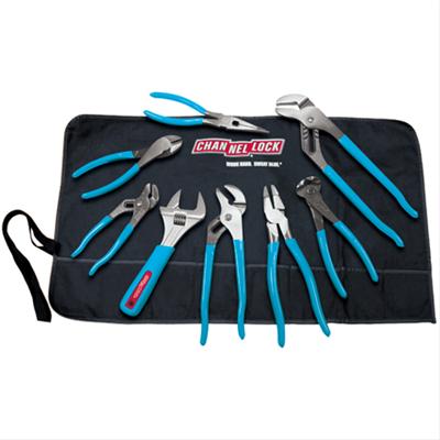 Channellock TOOL ROLL-8 CHANNELLOCK 8-Piece Tool Roll Pliers Set - Intensery