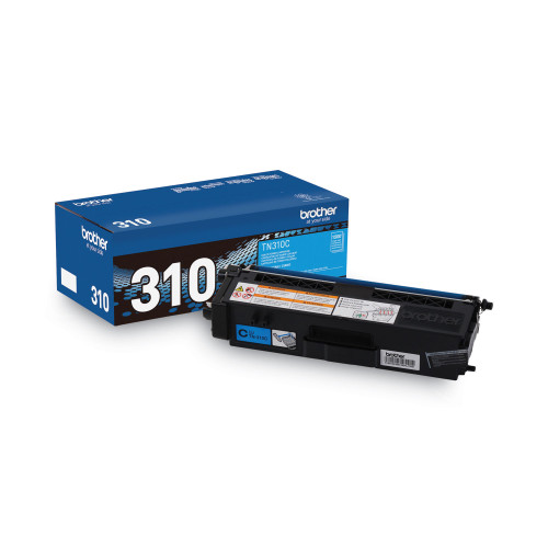 Brother TN310C Toner， 1，500 Page-Yield， Cyan - Intensery