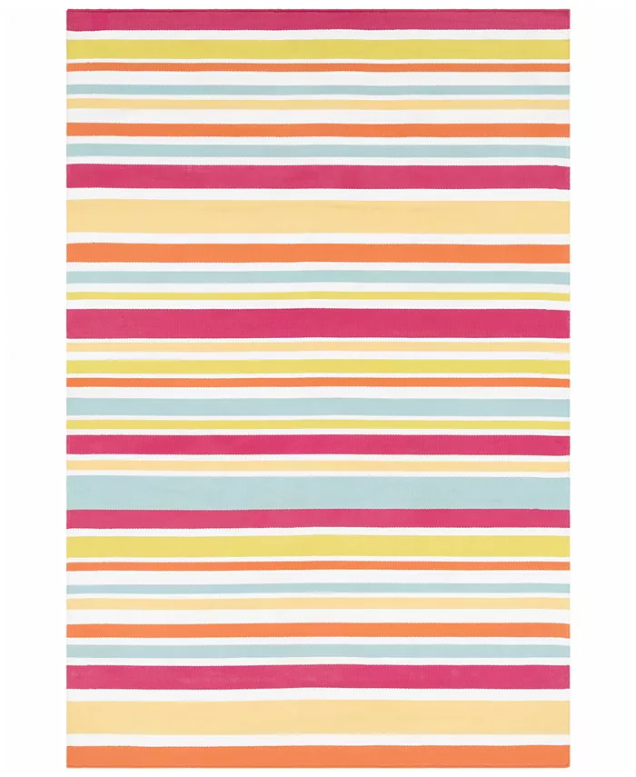 Surya Maritime MTM-1010 Bright Pink 2' x 3' Indoor Outdoor Area Rug - Intensery