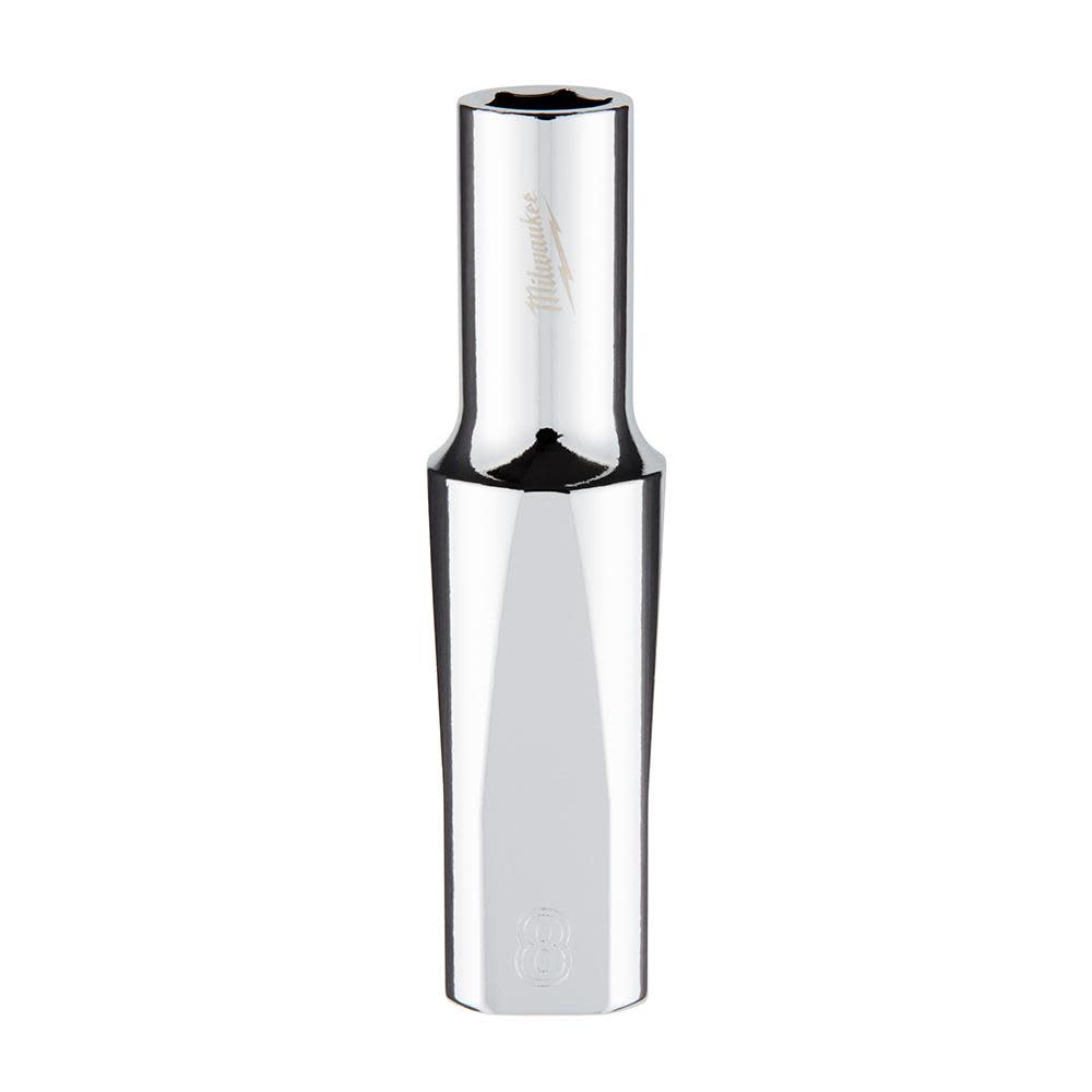 Milwaukee 3/8 in. Drive 8mm Metric 6-Point Deep Socket 45-34-9092 from Milwaukee - Intensery