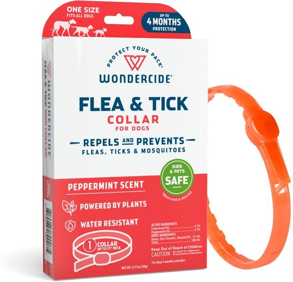 Wondercide Peppermint Flea and Tick Dog Collar - Intensery