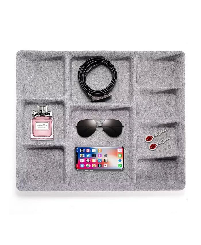 Welaxy 9 Compartment Drawer Organizer Tray - Intensery