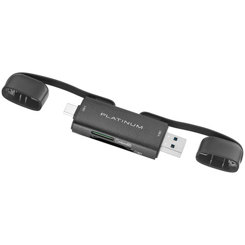 Platinum PT-CRSAC1 USB A and C Memory Card Reader - Intensery