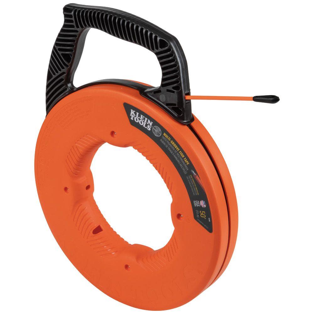 50and#8242; Multi-Groove Fiberglass Fish Tape - Intensery