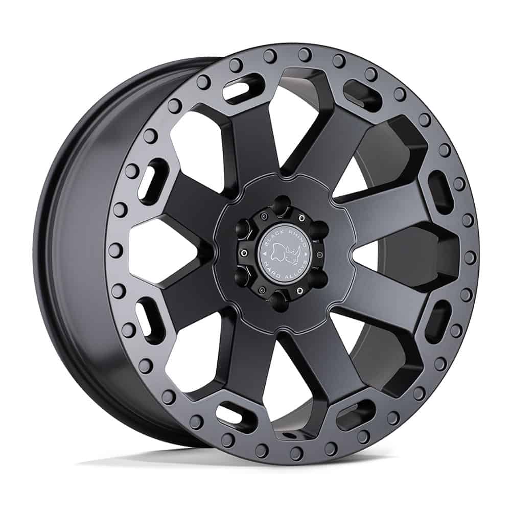 Black Rhino BLWAR 17X8 5X5.0 M-GNMTL 30MM - Intensery