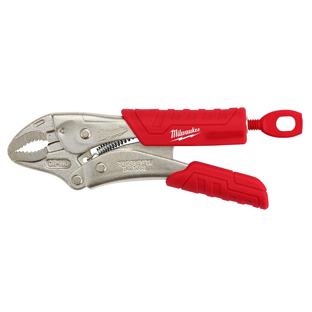 Milwaukee 5 in. TORQUE LOCK Curved Jaw Locking Pliers With Grip 48-22-3405 from Milwaukee - Intensery