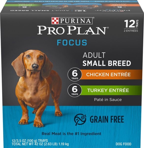 Purina Pro Plan Focus Small Breed Variety Pack Entree Grain-Free Wet Dog Food - Intensery