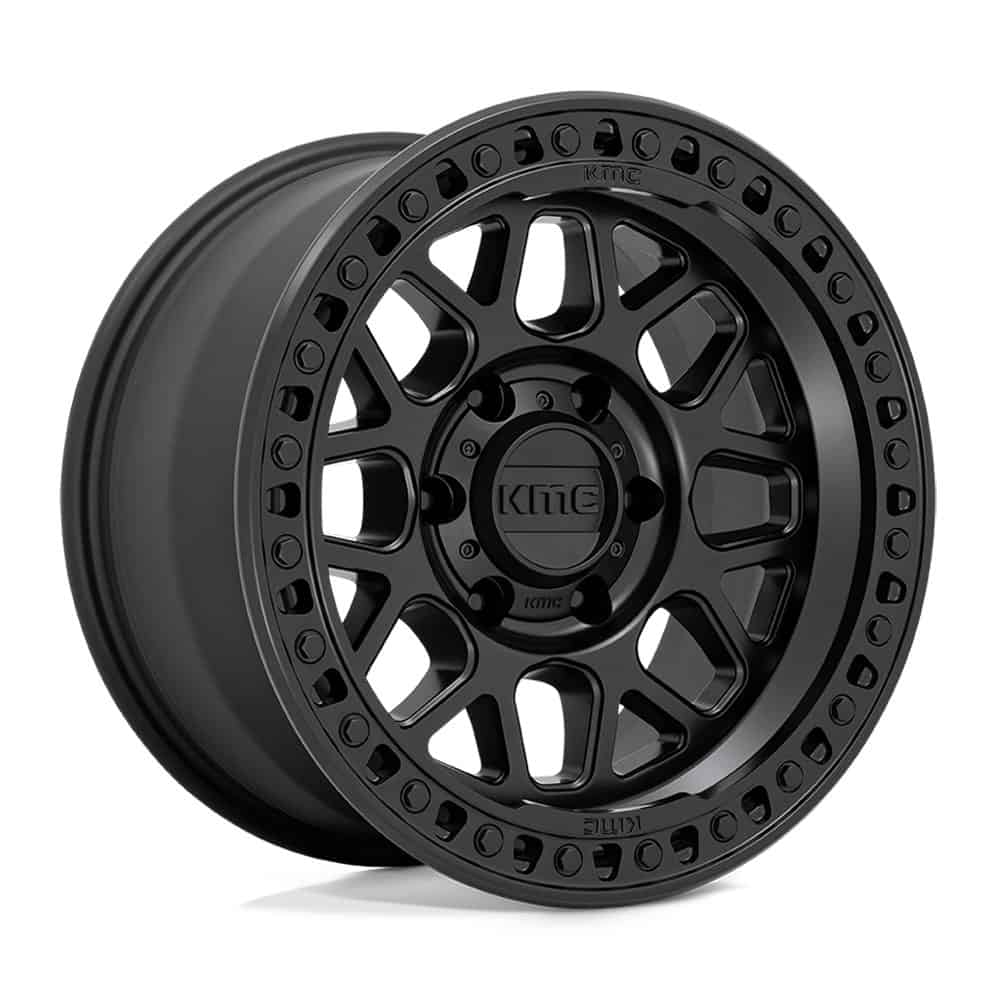 KMC Wheels KM549 20X9 6X5.5 S-BLK 18MM - Intensery