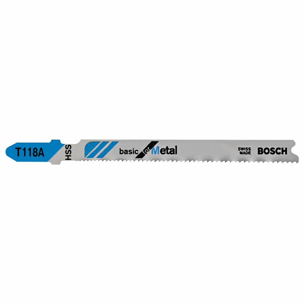 3 pc. 3-5/8 In. 17-24 TPI Basic for Metal T-Shank Jig Saw Blades - Intensery