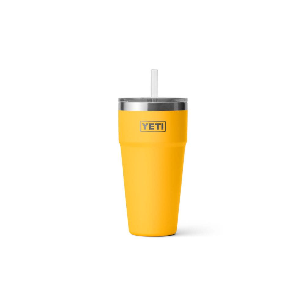 Yeti Rambler 26oz Stackable Cup with Straw Lid Alpine Yellow - Intensery