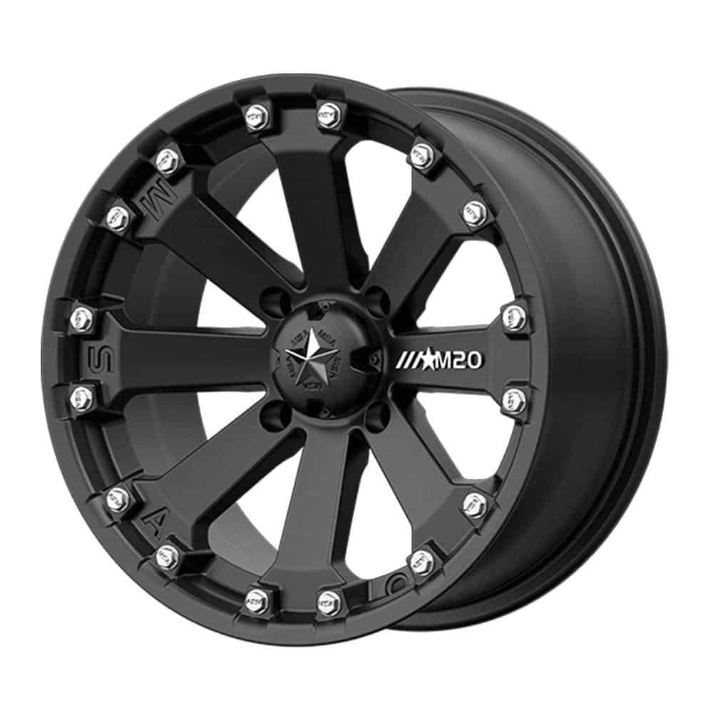 MSA Offroad Wheels M20 KORE MA20 16X7 4X137 S-BLK 00MM - Intensery