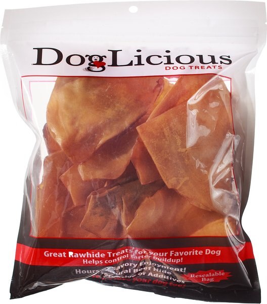 Canine's Choice DogLicious Pork Shaped Pig Ears Dog Treats - Intensery