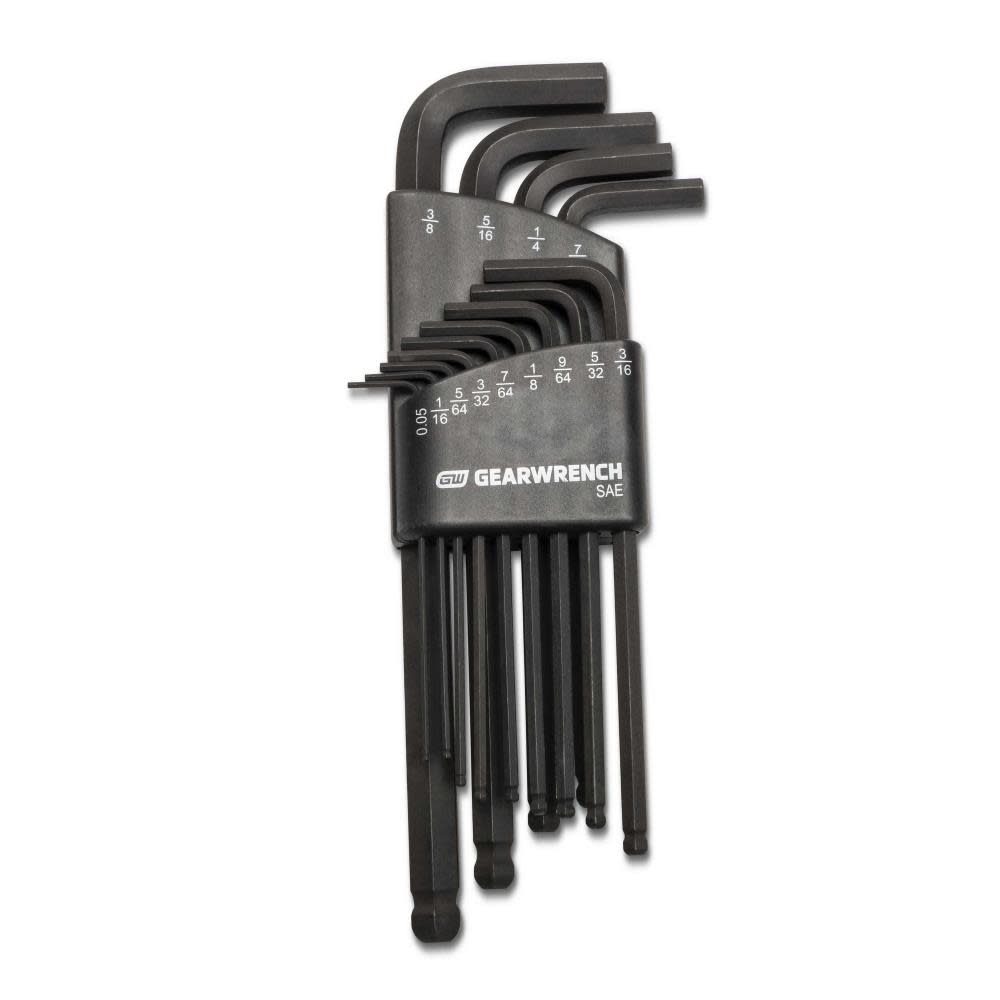 GEARWRENCH SAE Hex Key Set Long Ball End 13pc 83524 from GEARWRENCH - Intensery