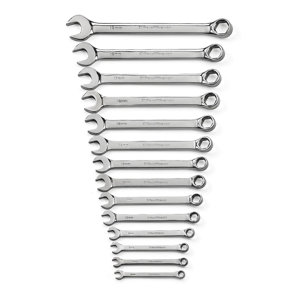 GEARWRENCH Combination Wrench Set 14 pc. 6 Point Metric Standard Pattern 81925 from GEARWRENCH - Intensery