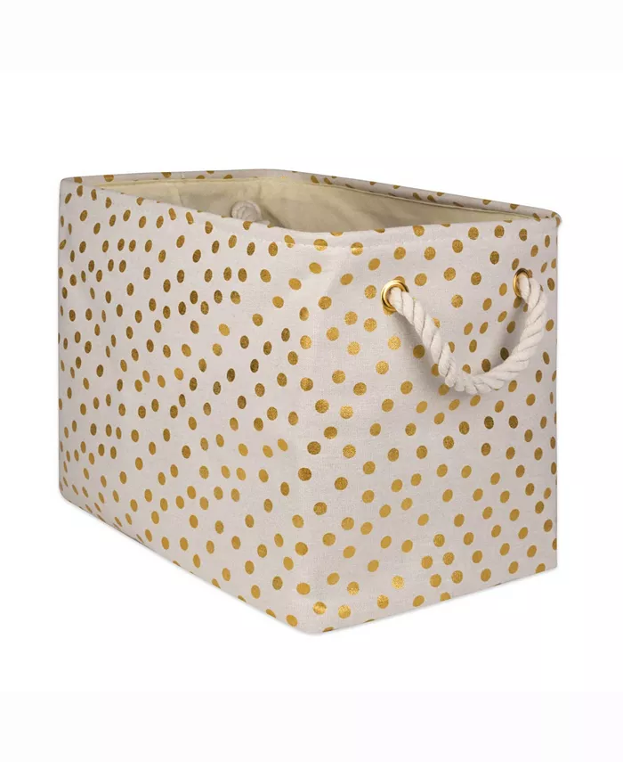 Design Imports Storage Bin Dots， Rectangle - Intensery