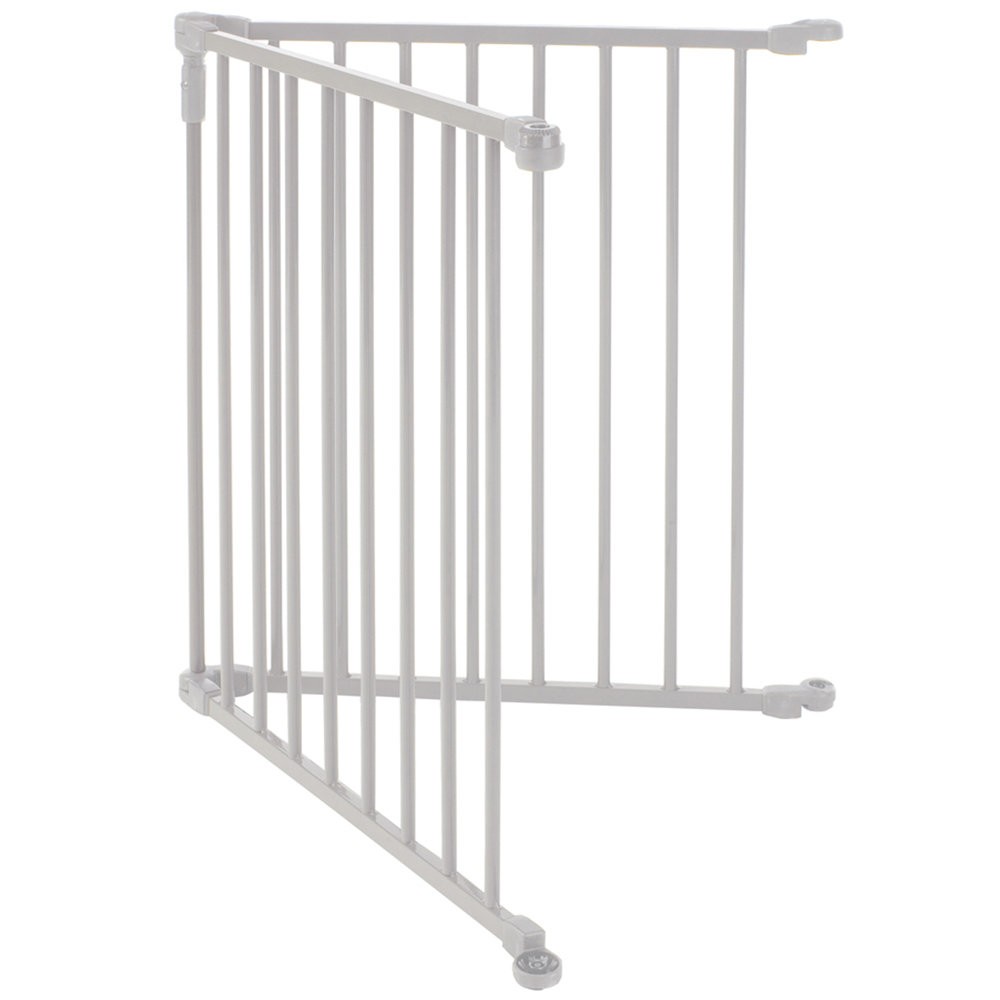 North States Metal Superyard Extension 2 Panels White 24