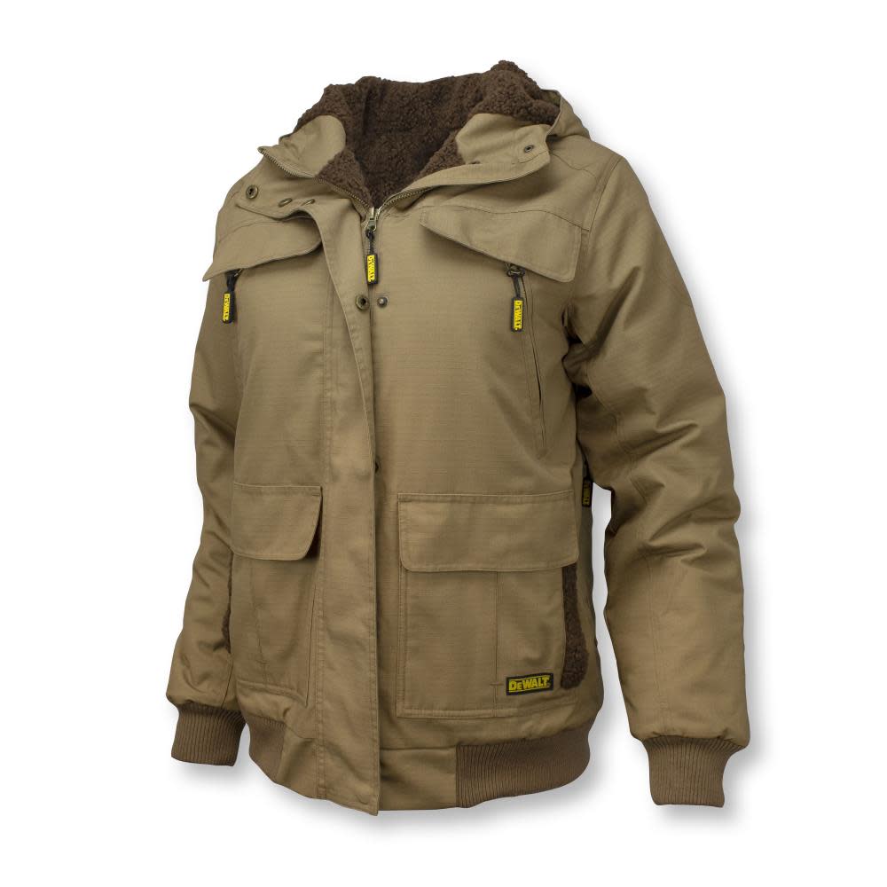 DEWALT Womens Rip Stop Canvas Heated Kit Jacket with Battery/Charger/Adapter Medium DCHJ092D1-M from DEWALT - Intensery