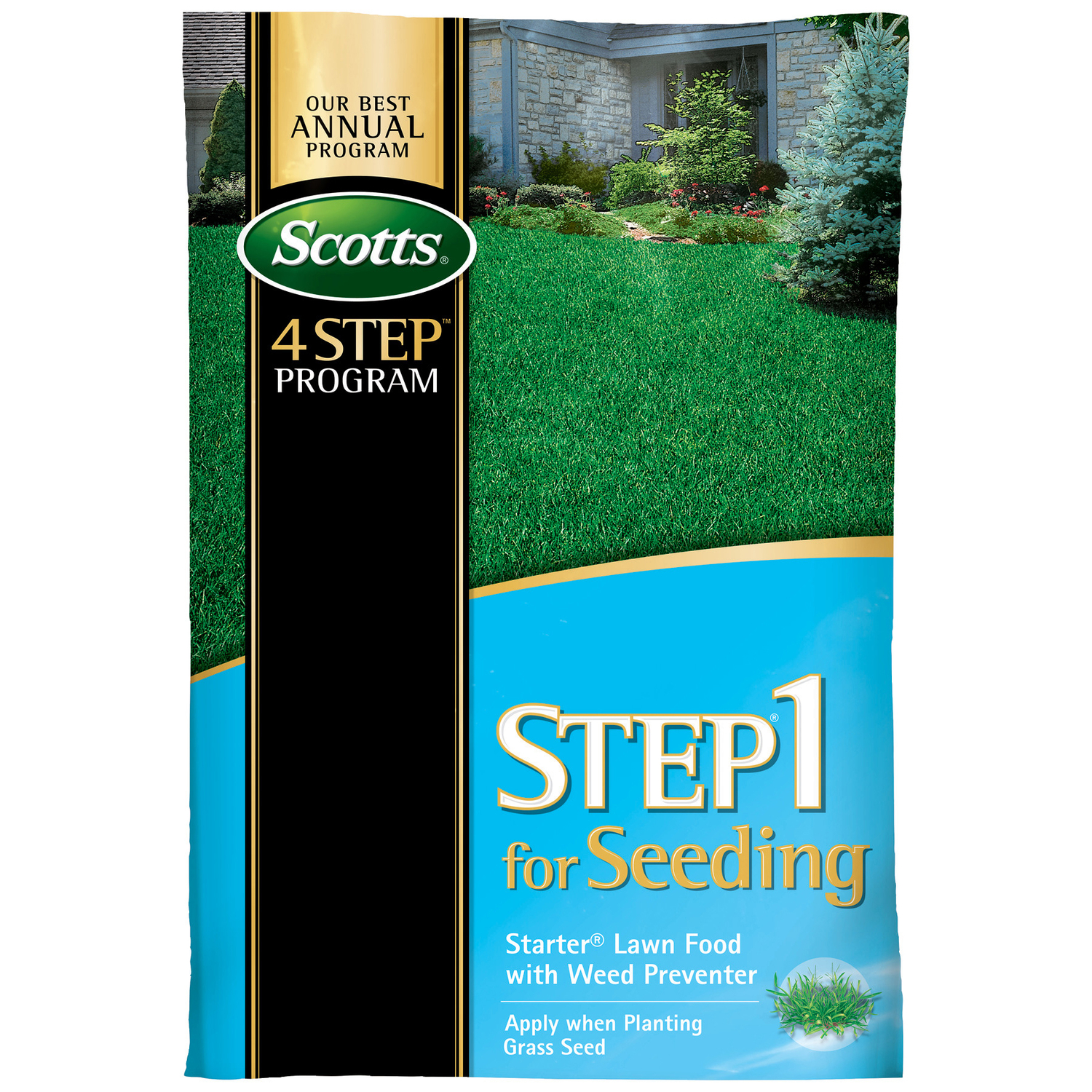 Scotts Step 1 Annual Program Lawn Fertilizer For All Grasses 5000 sq ft - Intensery