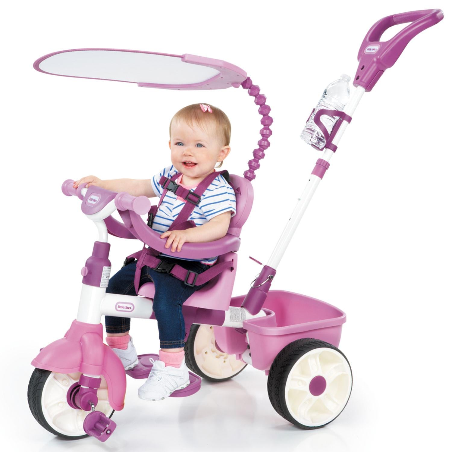4-in-1 Basic Edition Trike - Pink - Intensery