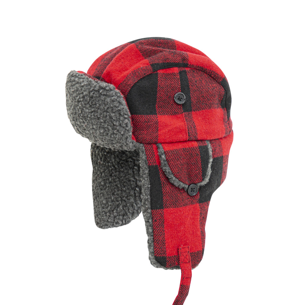 Eskimo Plaid Alaskan Sherpa Hat Youth - Intensery