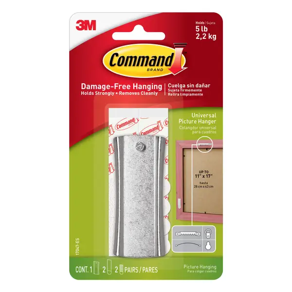 3M Universal Picture Hanger with Stabilizer Strips - Intensery