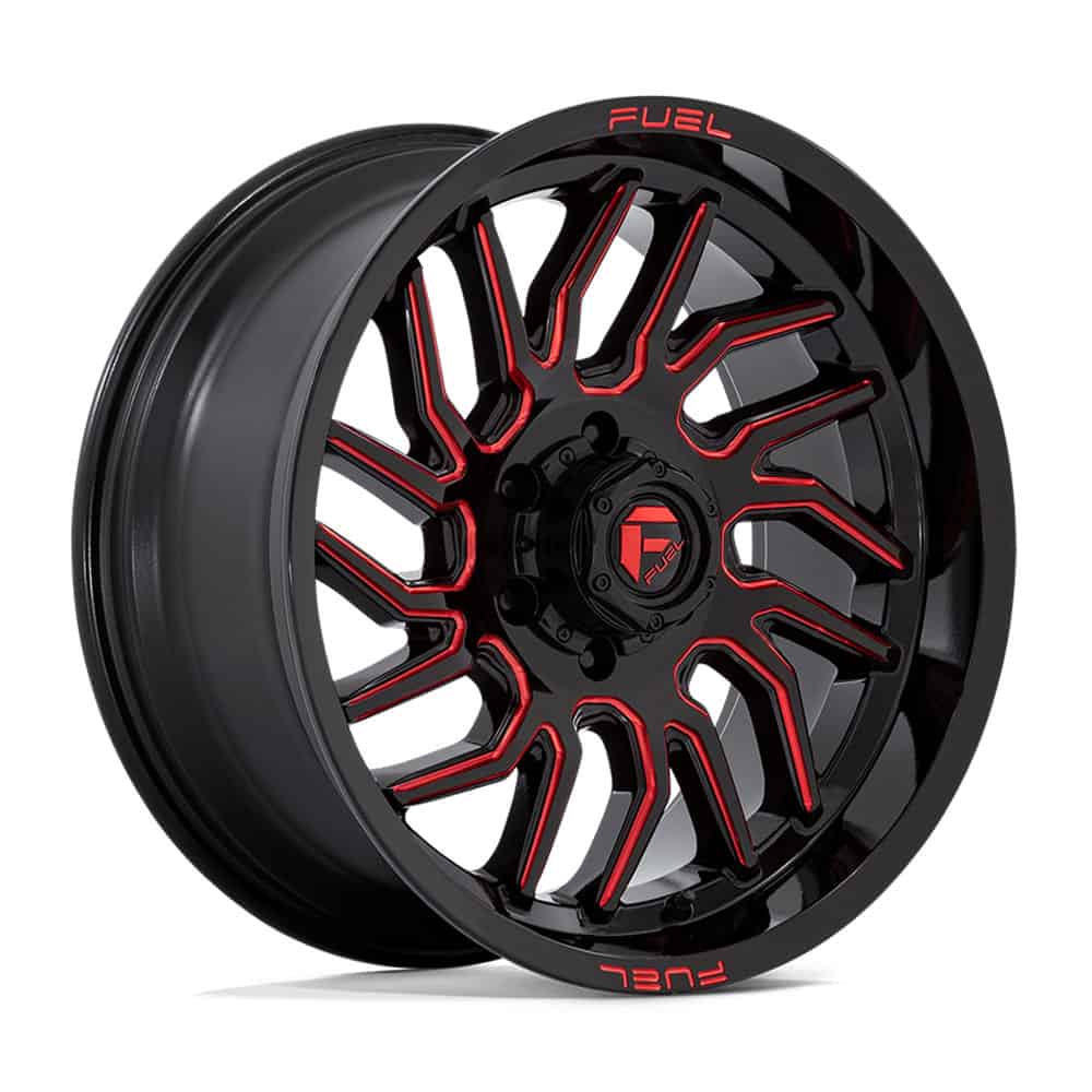 Fuel 1PC Wheels D808 20X9 6X135 G-BLK MILL-RT 1MM - Intensery