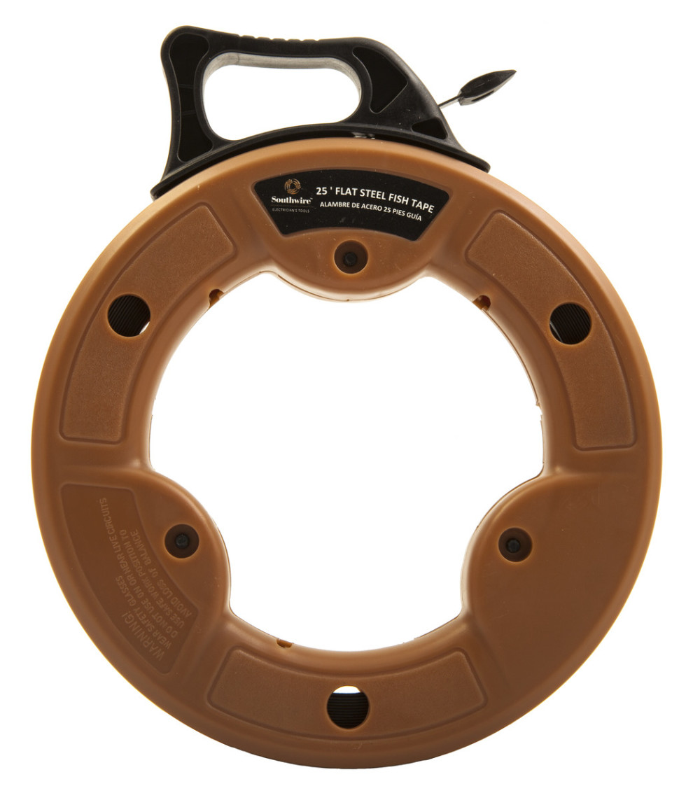 Southwire Fish Tape 1/4 25and#8242; Flat Steel - Intensery