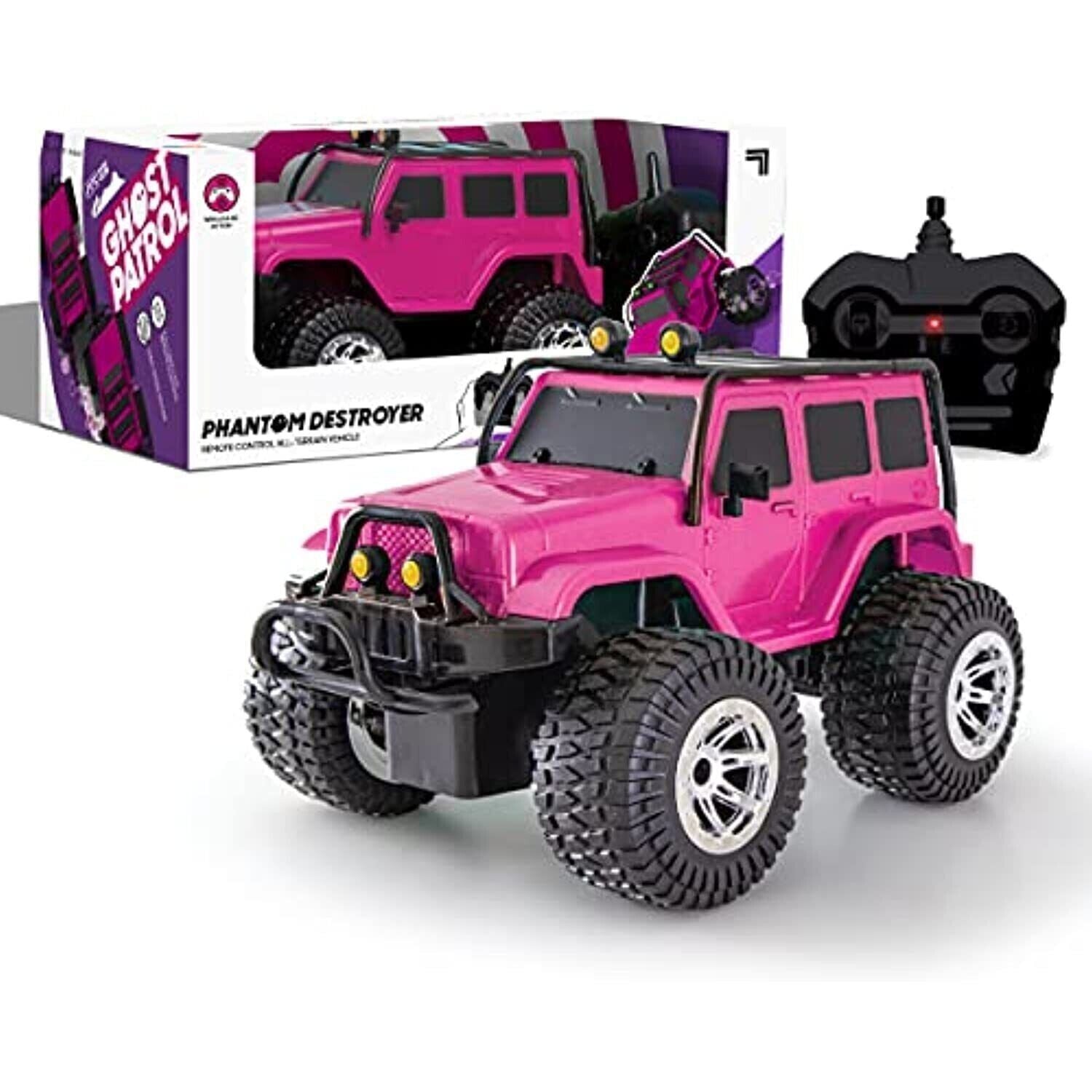 Sharper Image Remote Control All-Terrain Phantom Destroyer Toy Car Pink - Intensery