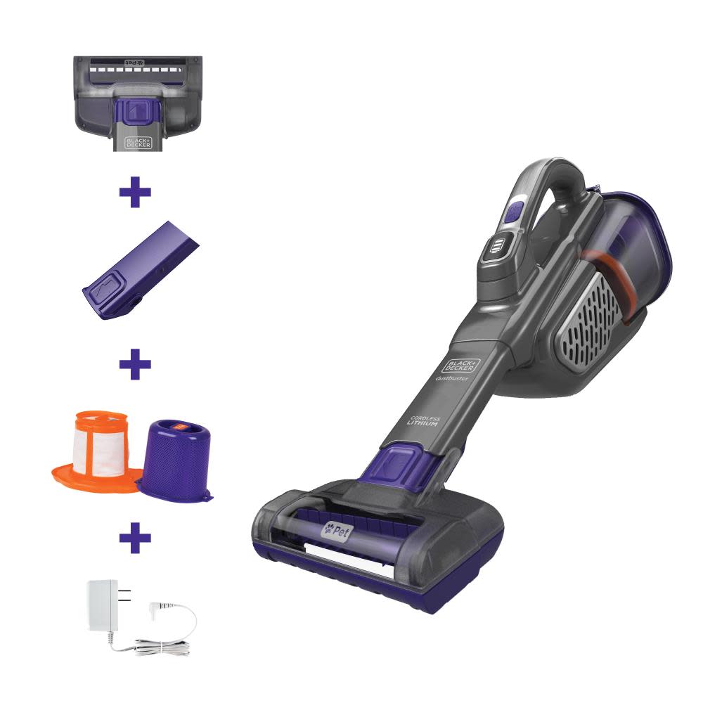 Black and Decker Dustbuster AdvancedClean+ 20V MAX Cordless Pet Handheld Vacuum - Intensery