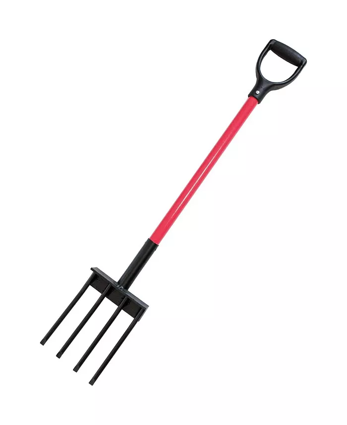 Bully Tools Spading Fork with Fiberglass， D-Grip Handle - Intensery