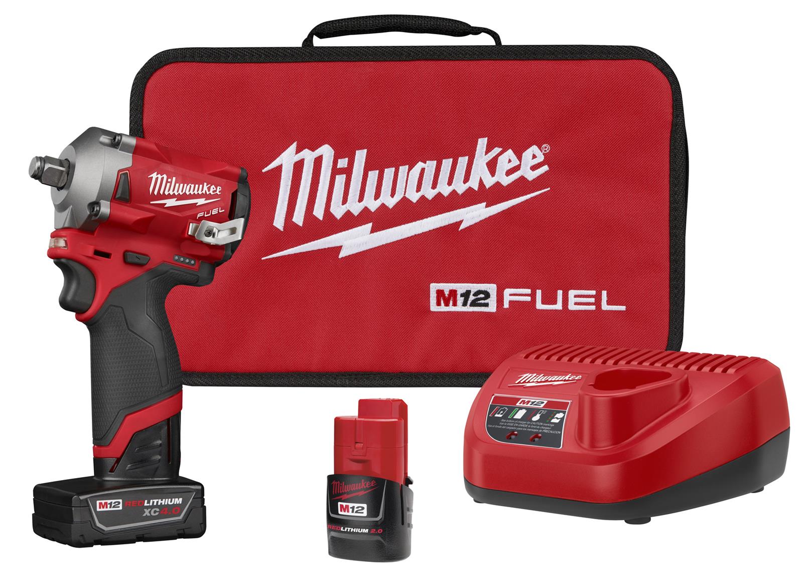Milwaukee Tool 2555-22 Milwaukee M12 FUEL Stubby Impact Wrenches - Intensery