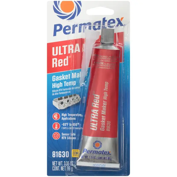 Permatex 3.35 oz High Temp Ultra RTV Silicone Gasket Maker - Intensery