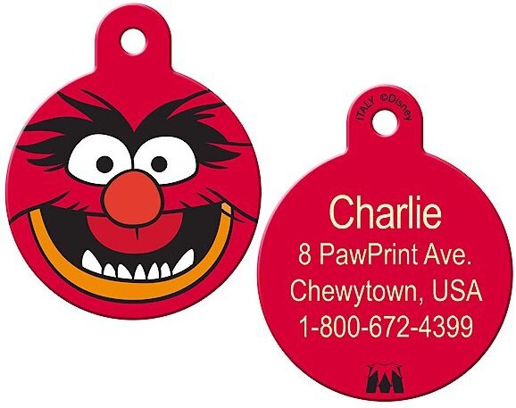 Quick-Tag Disney's Muppets Monster Circle Personalized Dog and Cat ID Tag - Intensery