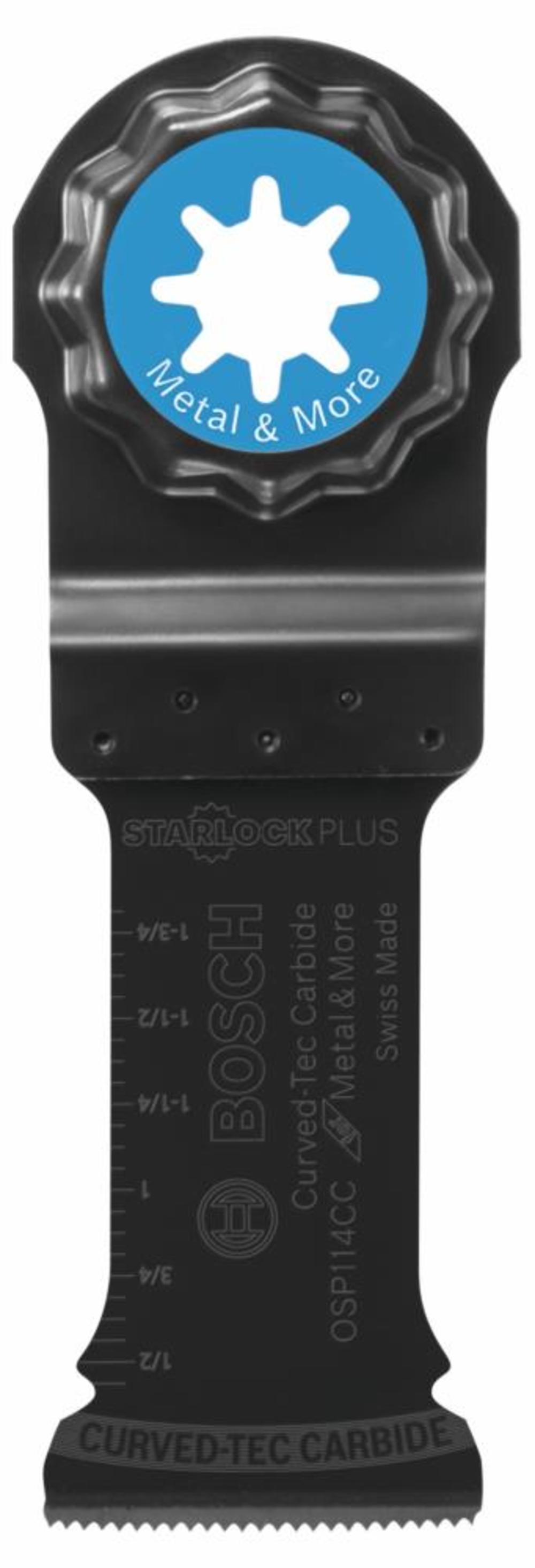 Bosch 1-1/4 In. StarlockPlus Oscillating Multi-Tool Curved-tec Carbide Extreme Plunge Blade OSP114CC from Bosch - Intensery