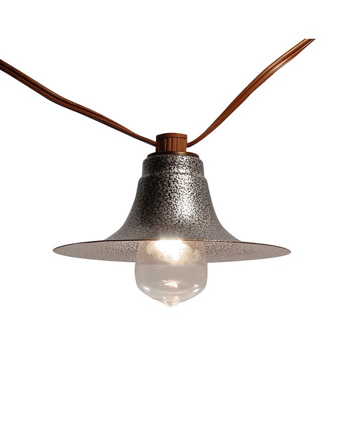 Macy's Lumabase 10 Gun Metal Electric Cafe String Lights - Intensery