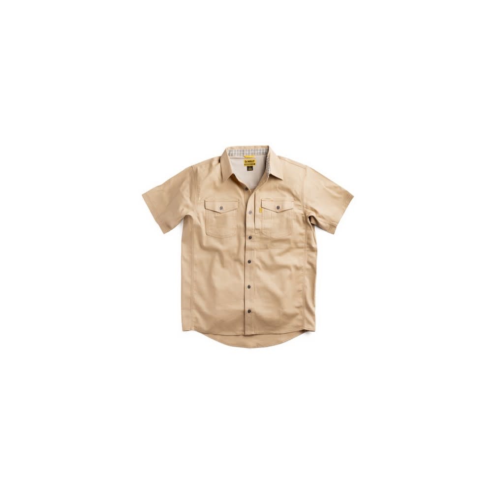 DEWALT Austin Prostretch Work Shirt Sandstone XL - Intensery