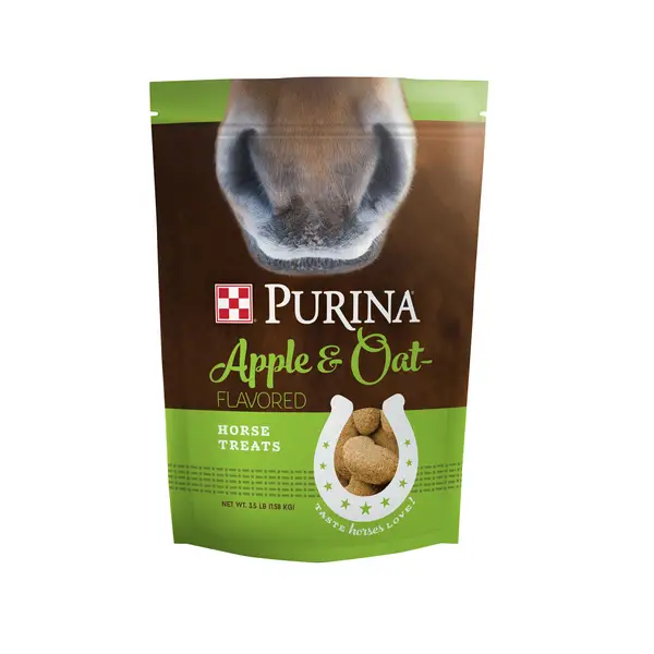 Purina 3.5 lb Apple and Oat Flavored Horse Treats - Intensery