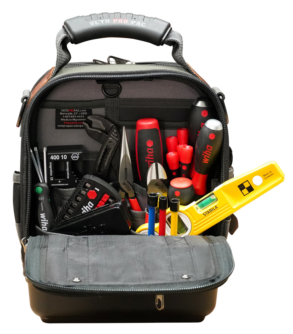 Wiha Tool Kit in Veto TECH-MCT Tool Bag 112pc - Intensery