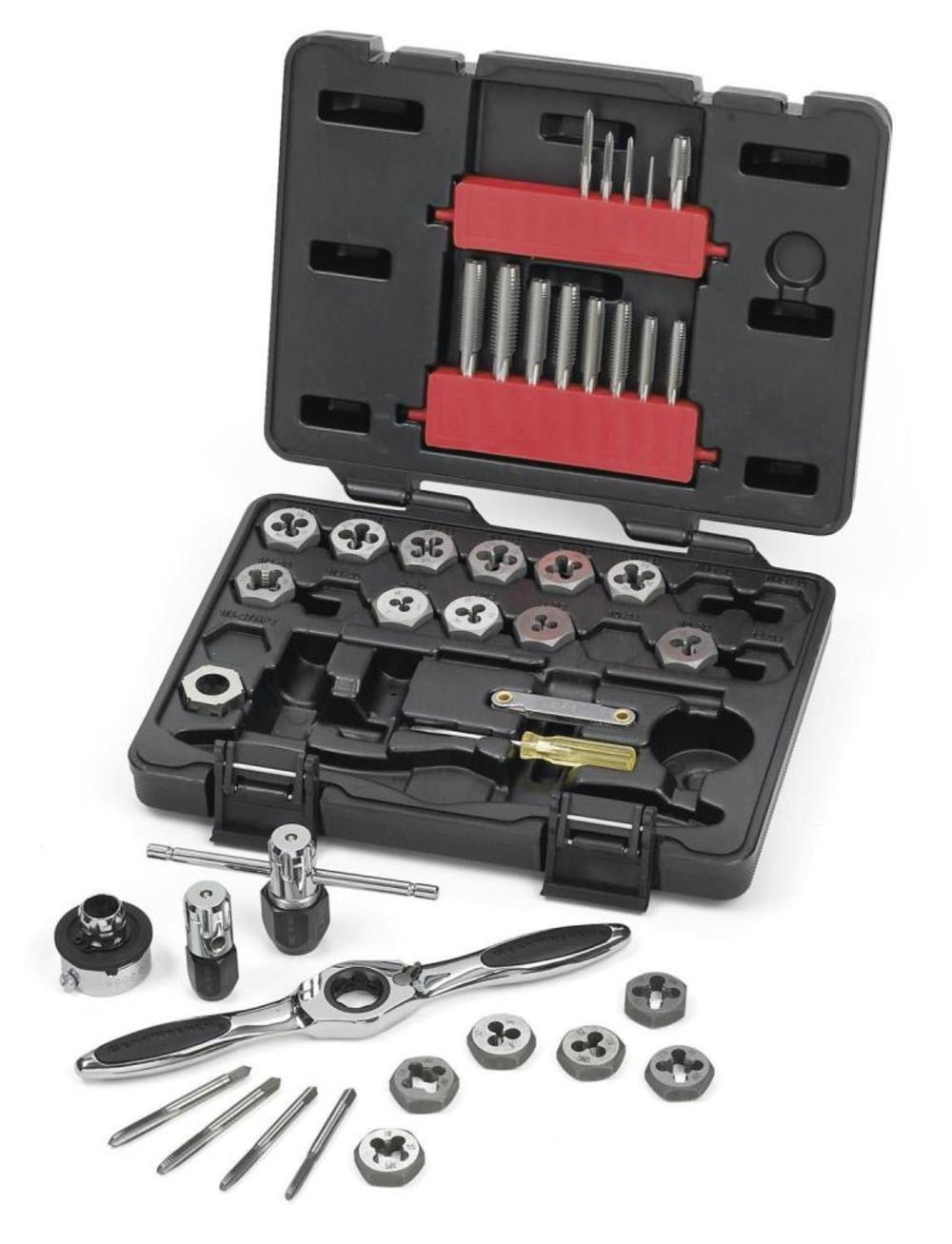 GEARWRENCH 40pc SAE Ratcheting Tap and Die Drive Tool Set 3885 from GEARWRENCH - Intensery