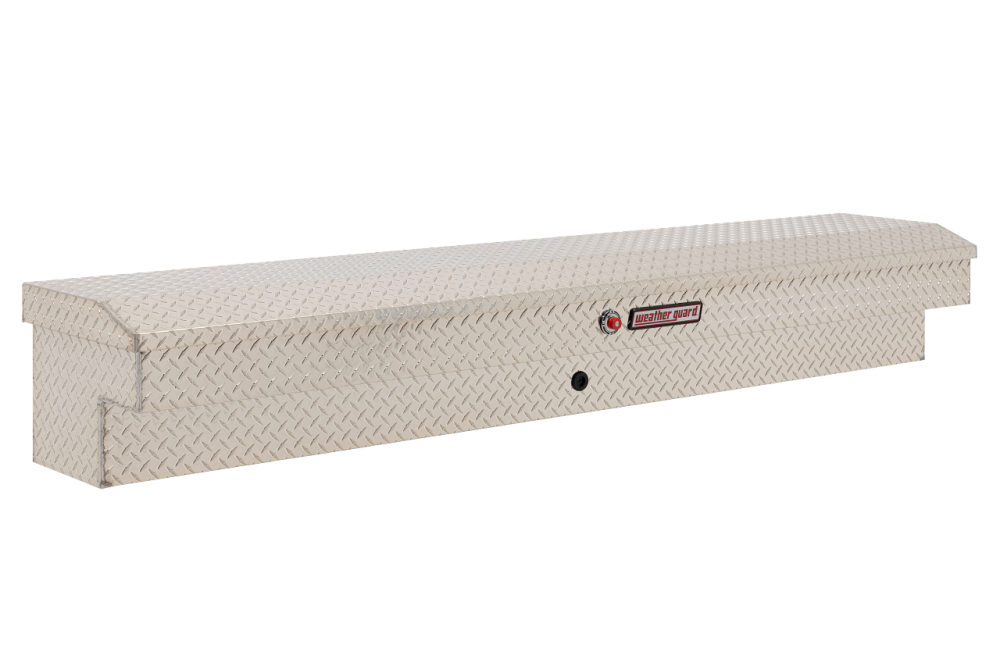Weather Guard 87 Lo-Side Truck Tool Box Aluminum Clear - Intensery