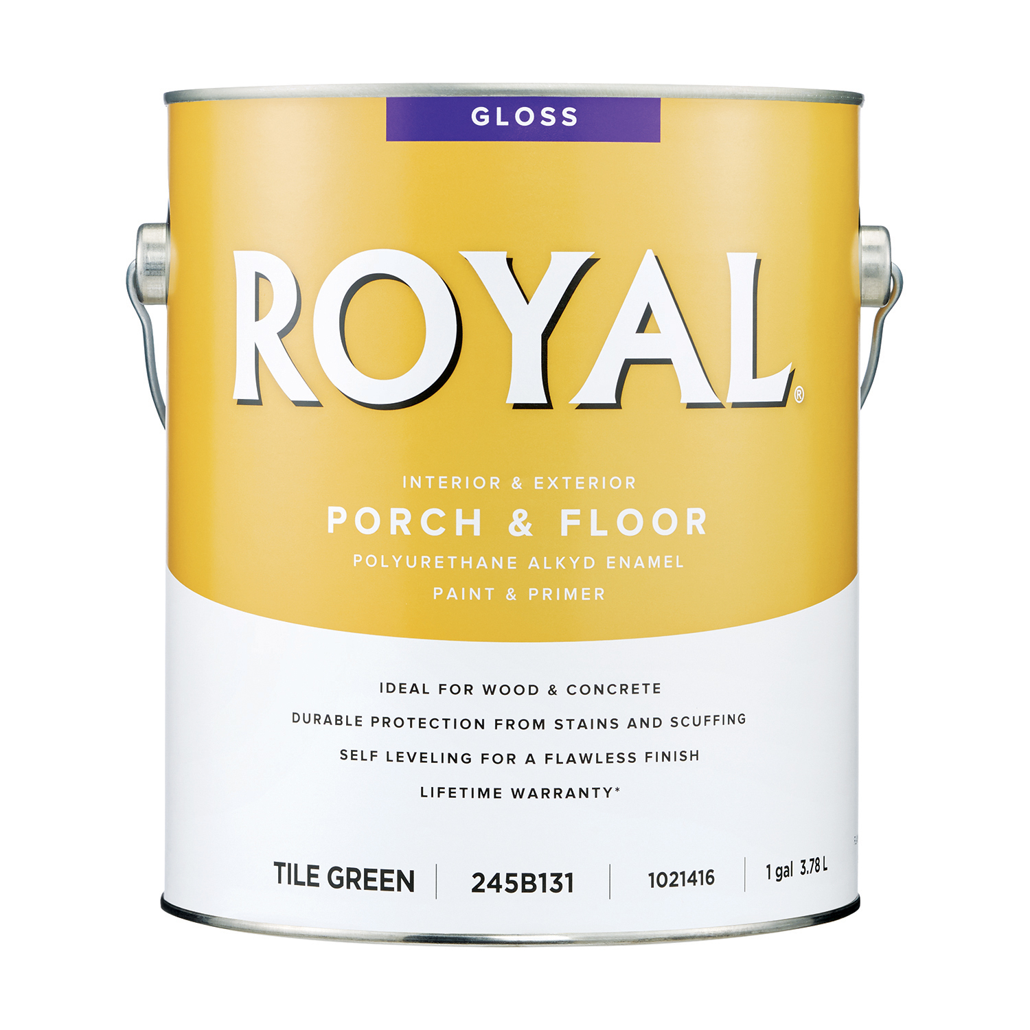 Royal Gloss Tile Green Porch \u0026 Floor Alkyd Enamel 1 gal - Intensery