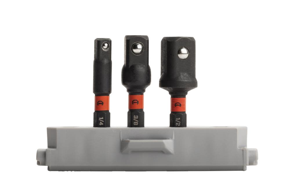 3 Pc Vortex™ Impact Socket Adapter Set - Intensery